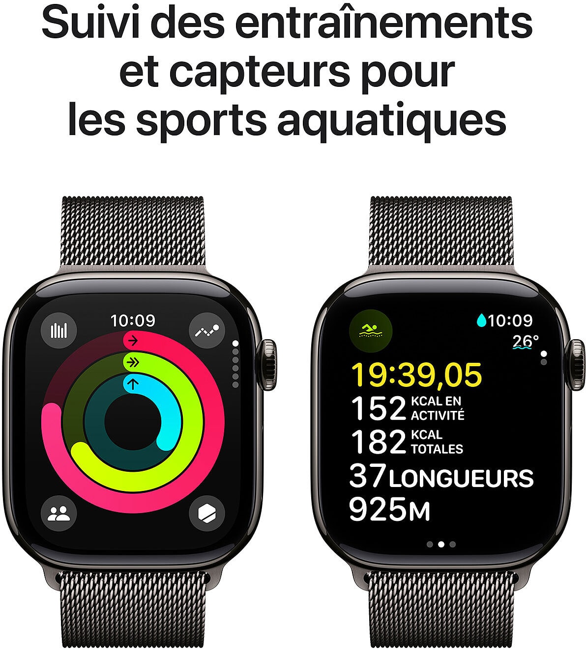 Montre connectée GPS + Cellular APPLE  - WATCH10-MX053QF/A
