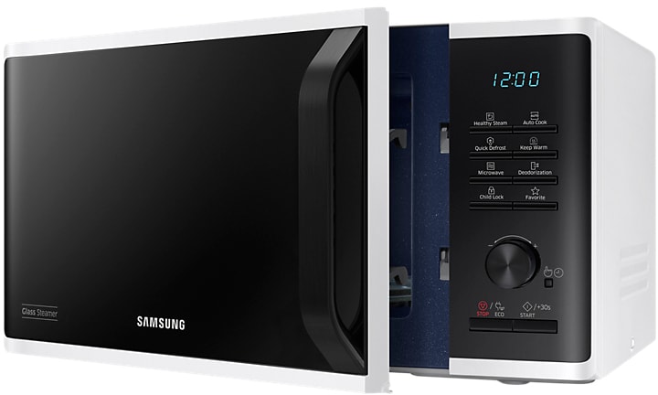 SAMSUNG Micro ondes 800W 23L Blanc - MS23K3555EWEF