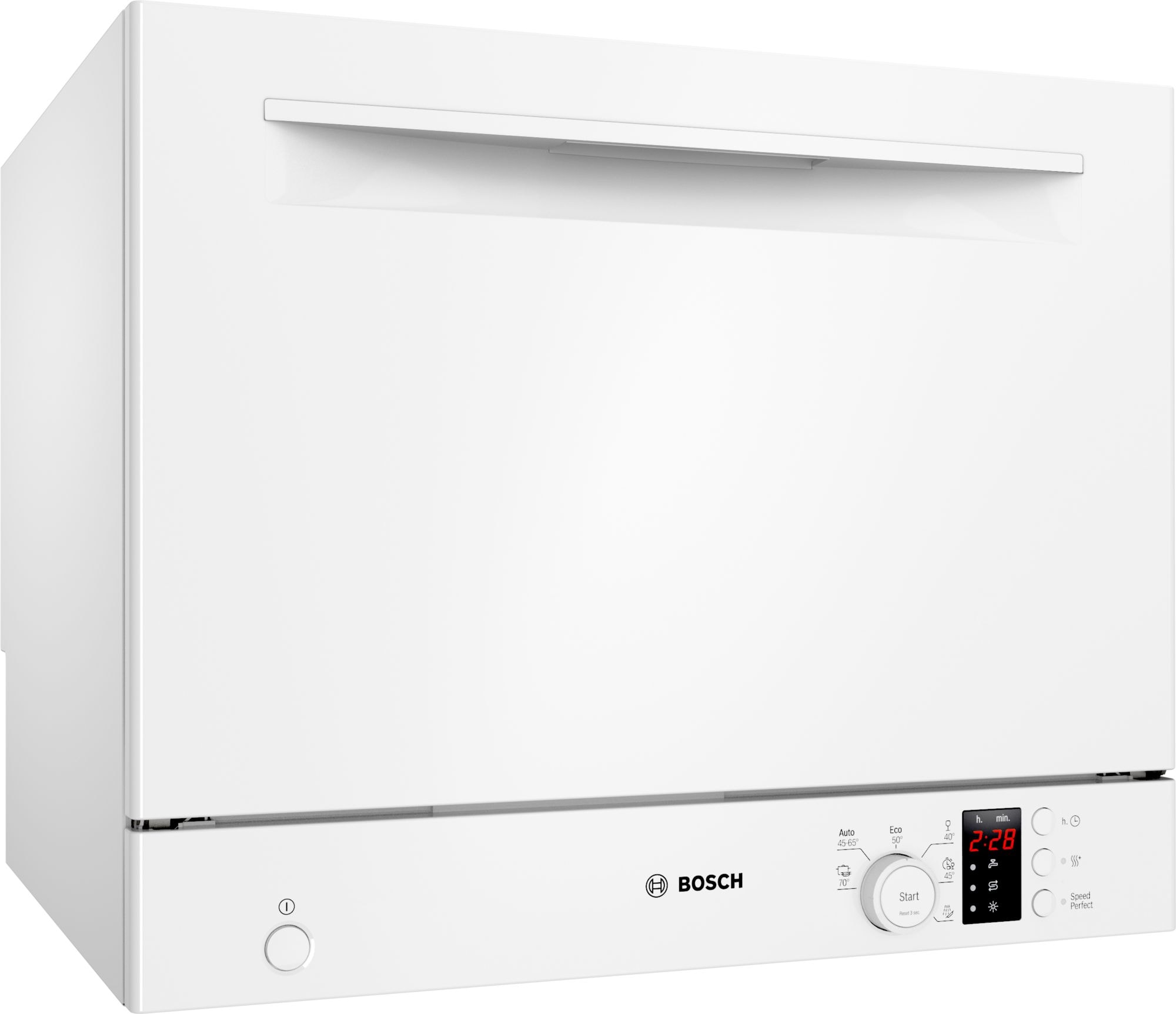 Mini lave vaisselle BOSCH , Série 2, 55cm, 6 couverts, Blanc SKS2ITW00E