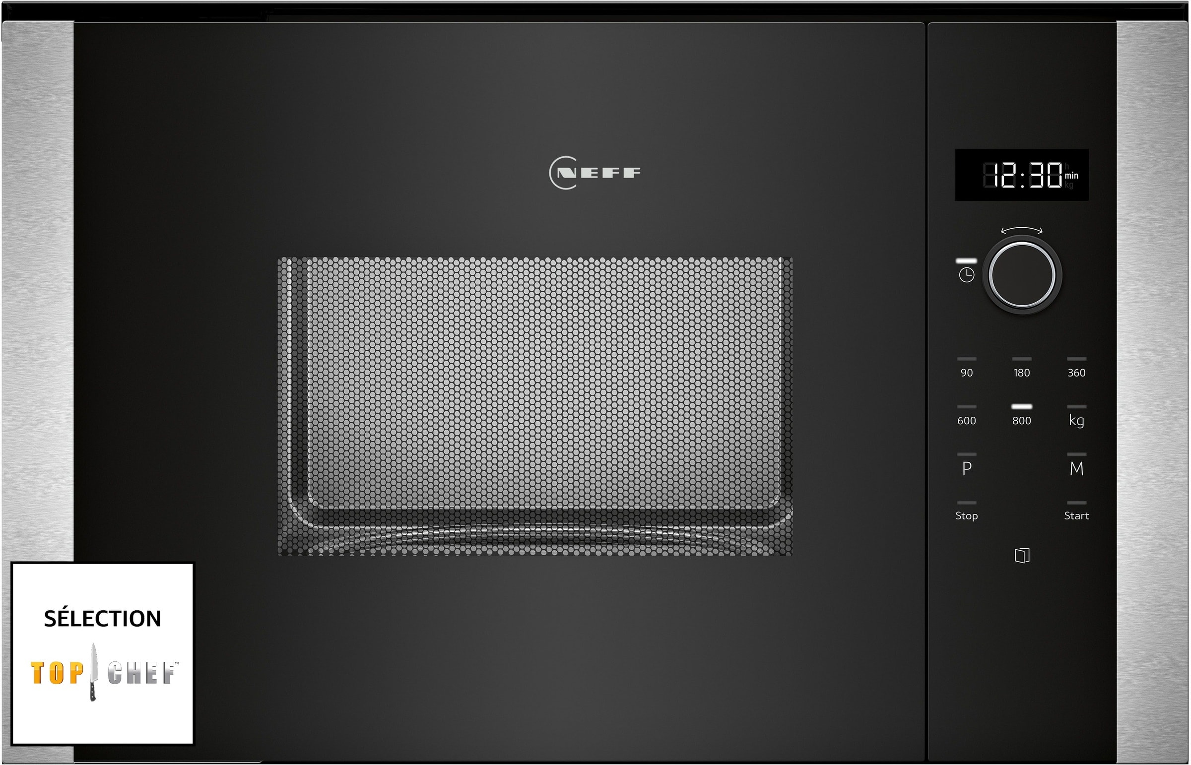 NEFF Micro ondes Encastrable 800W 20L Inox et Noir  - HLAWD23N0