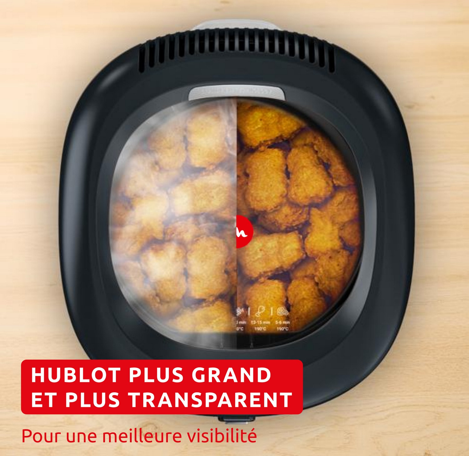 Friteuse MOULINEX 1.2KG 2.1L 1900W Métal - AF2588E0