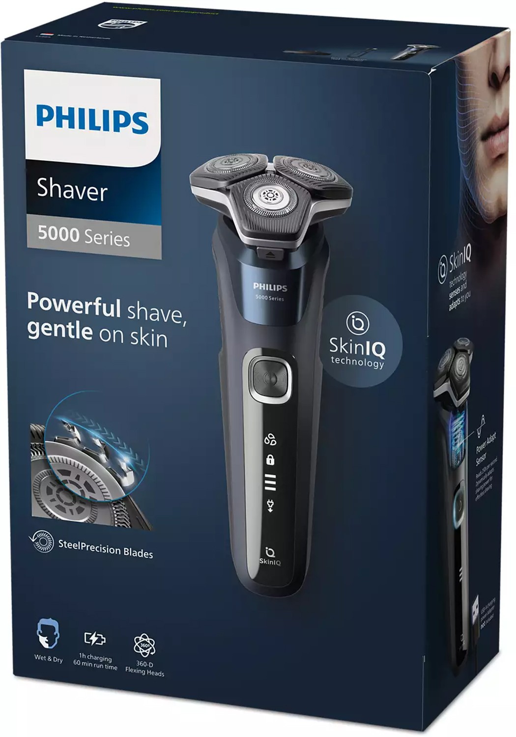 Rasoir électrique PHILIPS 100 % étanche technologie SkinIQ - S5887/50