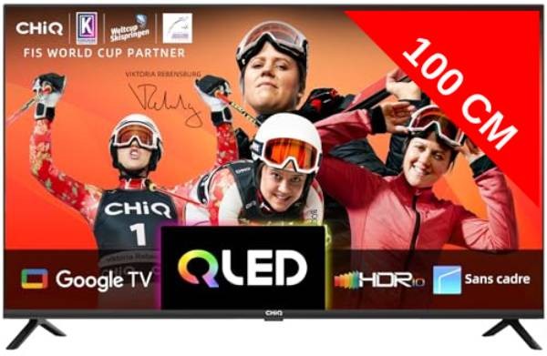 CHIQ TV QLED 100 cm HD Smart TV 40"  L40QG7L