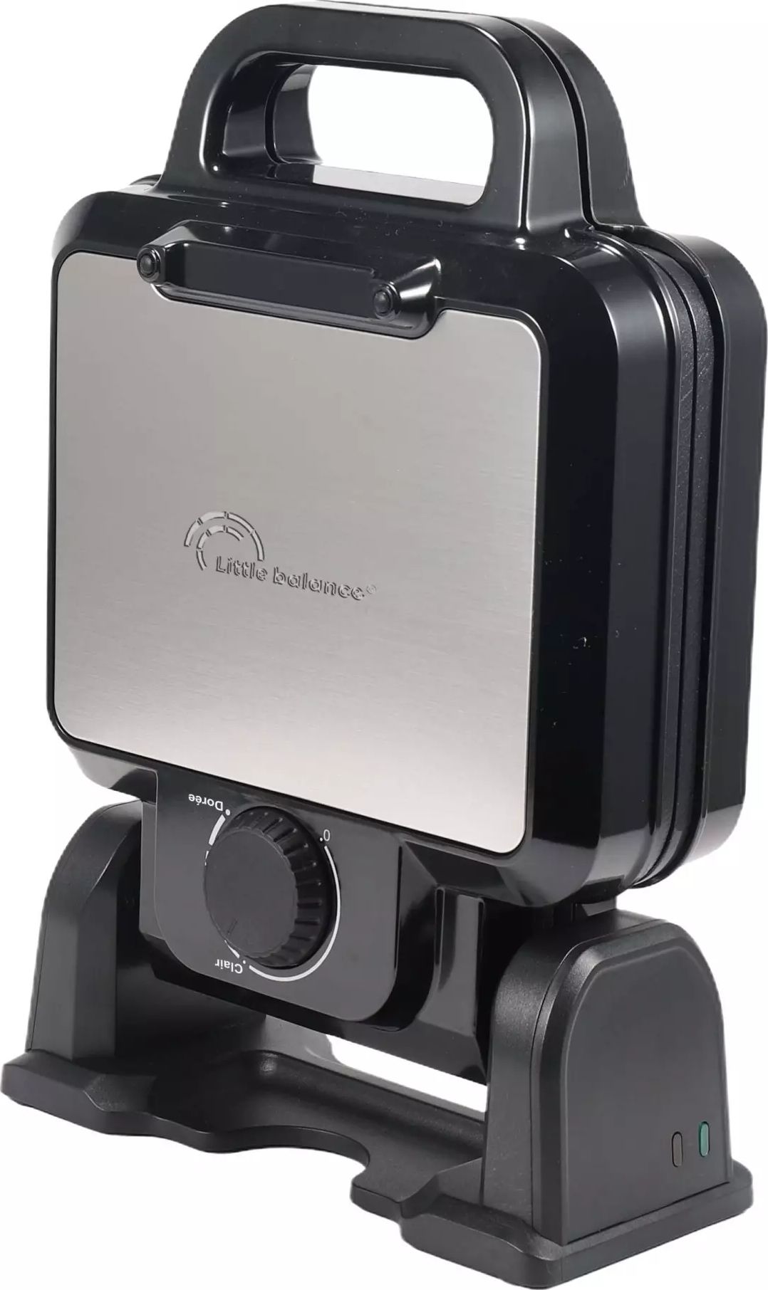 Gaufrier LITTLE BALANCE Réversible 1200W Acier / Noir - 8805