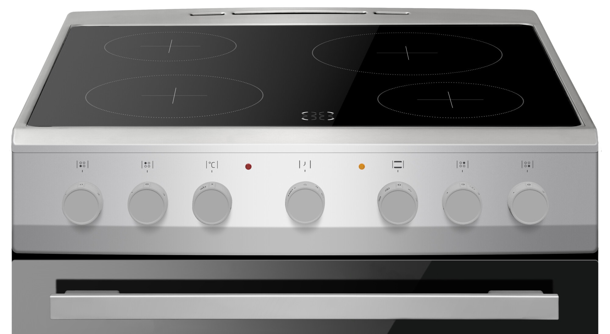 Cuisiniere vitroceramique FAGOR 4 Foyers, four multifonction, 62L, Inox - FACV3004S Cuisiniere vitroceramique FAGOR 4 Foyers, four multifonction, 62L, Inox - FACV3004S