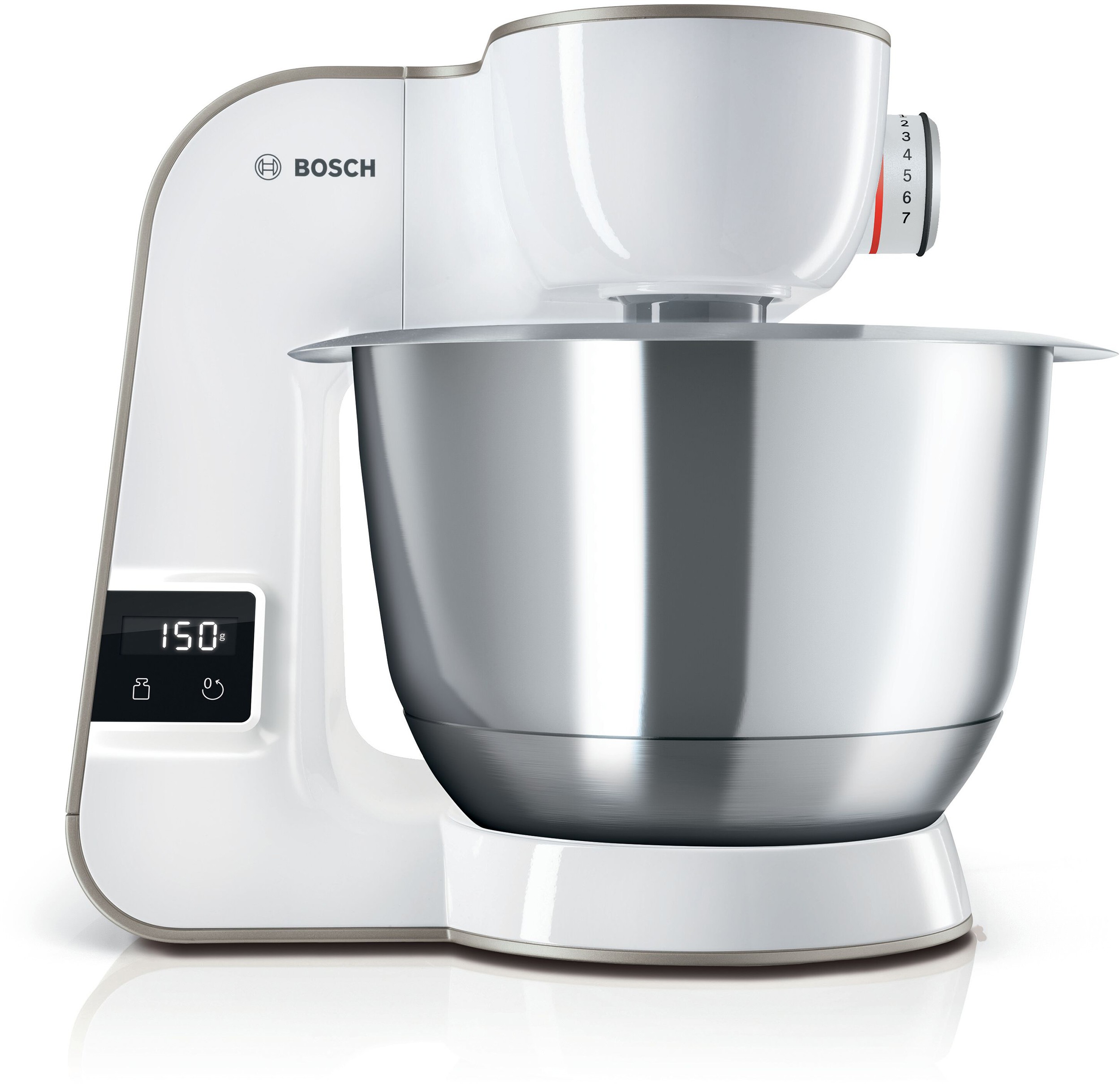 Robot culinaire BOSCH Robot pâtissier MUM5XW20 1000W Blanc et gris - MUM5XW20 Robot culinaire BOSCH Robot pâtissier MUM5XW20 1000W Blanc et gris - MUM5XW20
