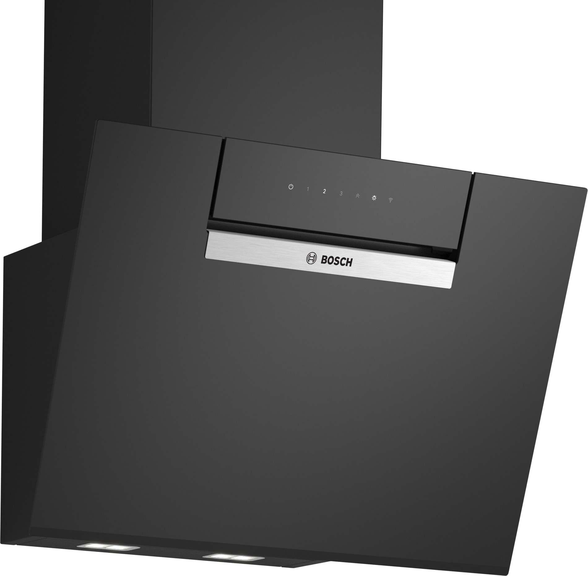 Hotte decorative murale BOSCH 60cm 76dB Noir DWK67FN60