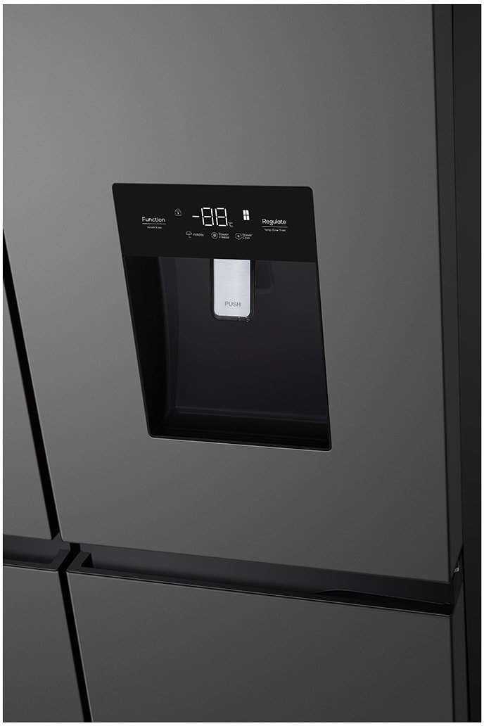 Réfrigérateur 4 portes TCL Américain, No frost, multi air flow, 466L, Noir - RP466CSE1 Réfrigérateur 4 portes TCL Américain, No frost, multi air flow, 466L, Noir - RP466CSE1