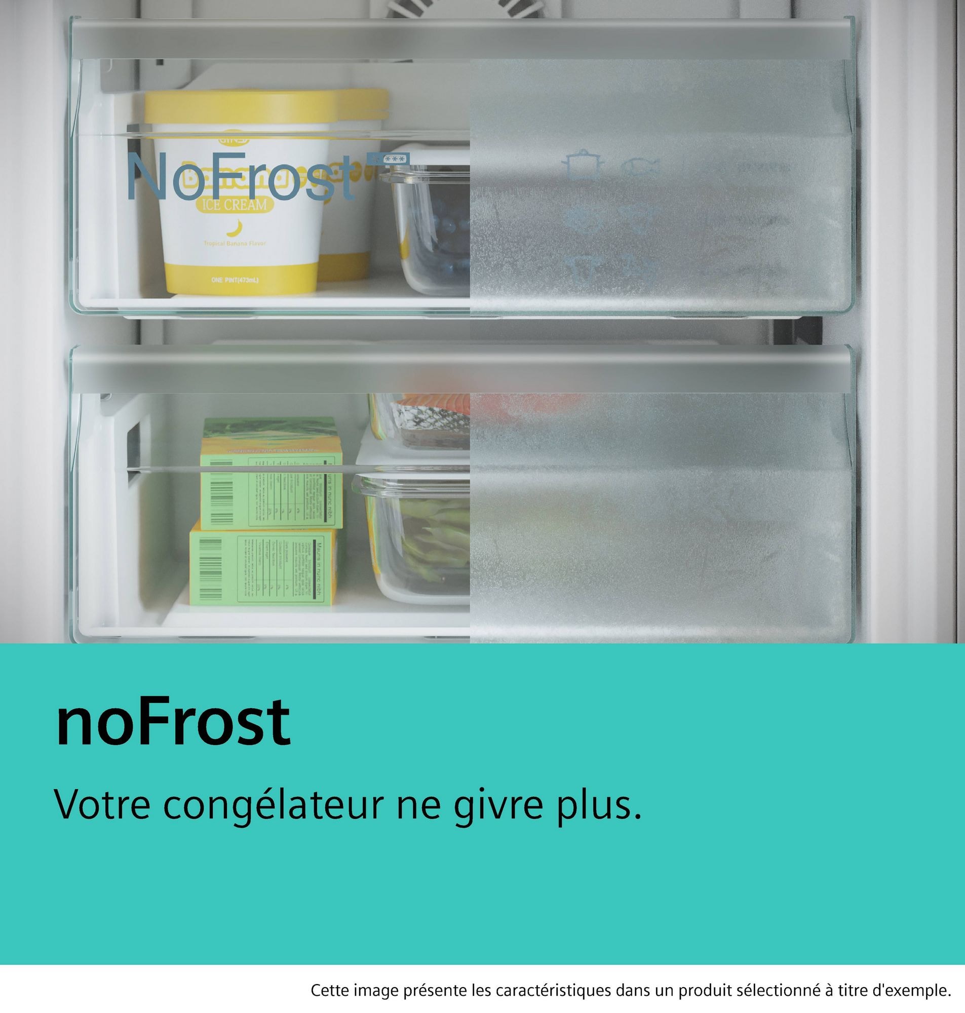 Réfrigérateur congélateur bas SIEMENS  - KI86NSDB0