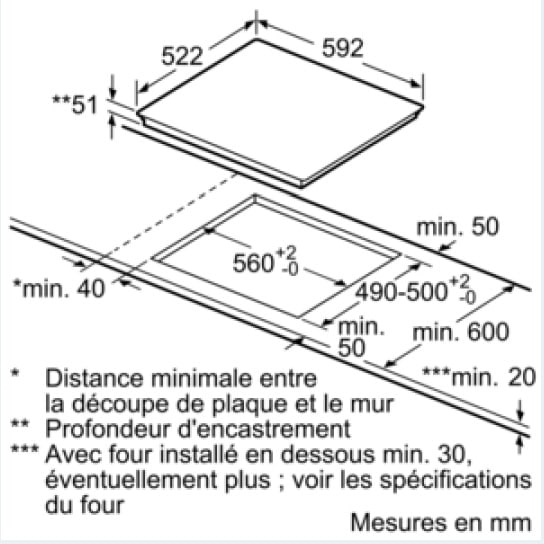 SIEMENS Plaque induction EU651BEB1E