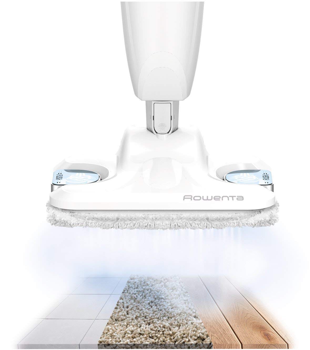 Balai vapeur ROWENTA Steam Power "all floors", avec fil, 1200W, Blanc - RY6597WH