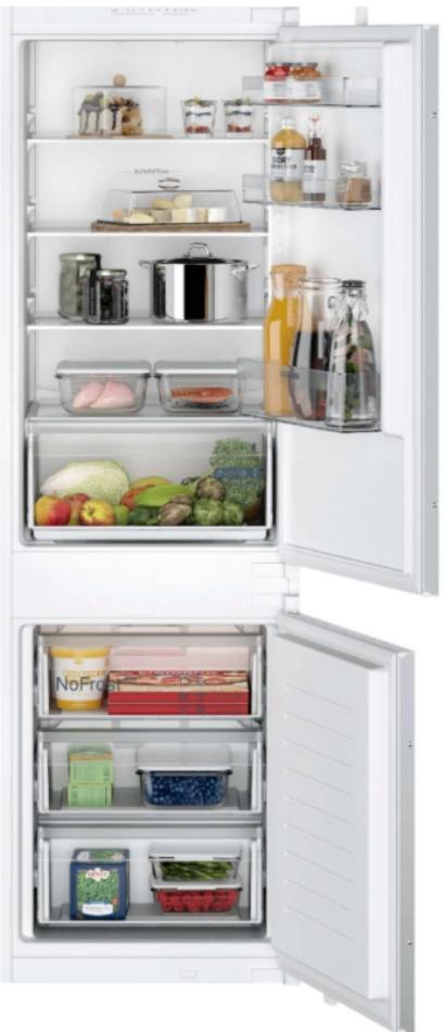 SIEMENS Réfrigérateur congélateur encastrable IQ100 No Frost 260L  KI86NNSF0