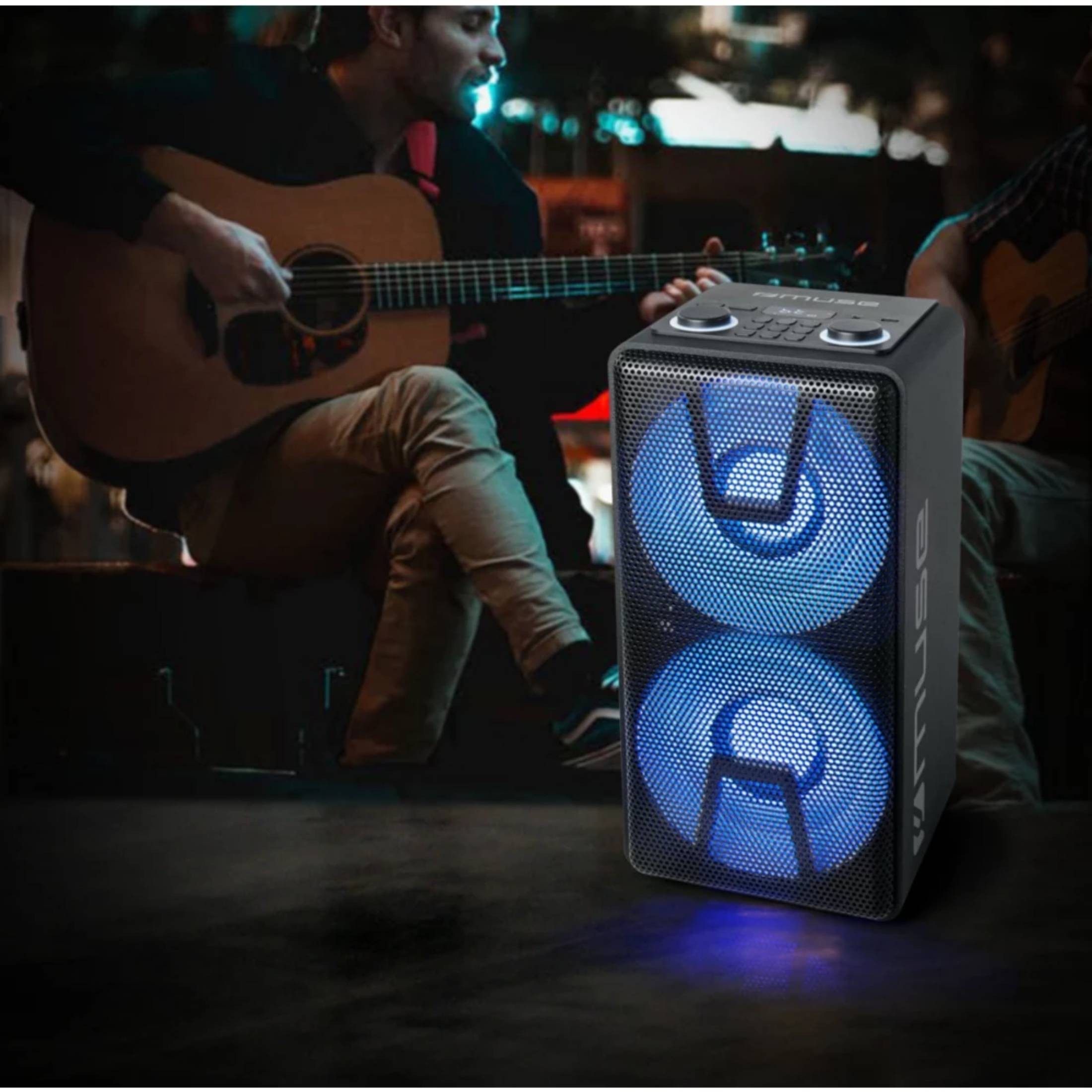 MUSE Enceinte sono portable Party Box Bluetooth avec Batterie - M-1805DJ