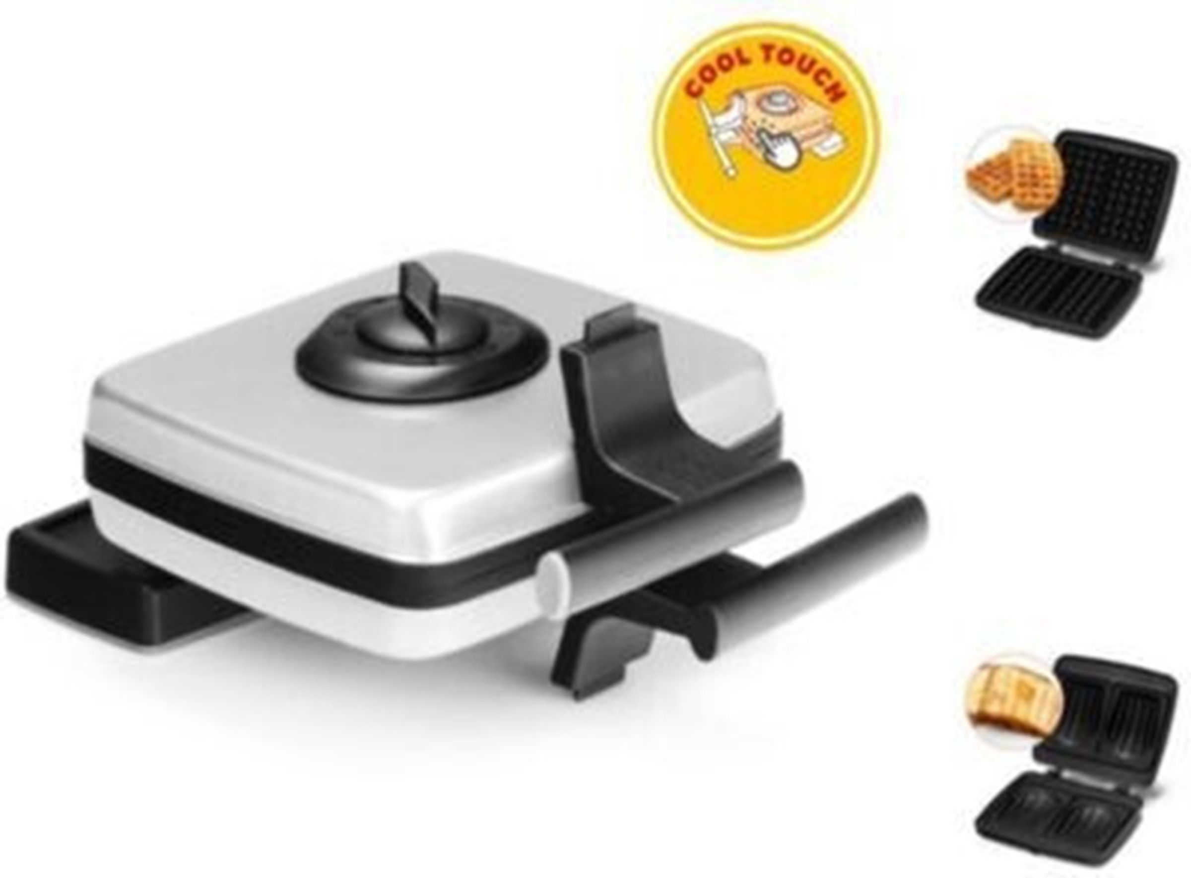 Gaufrier FRIFRI Plaques interchangeables 1200W Gris - FRI022810512GRP