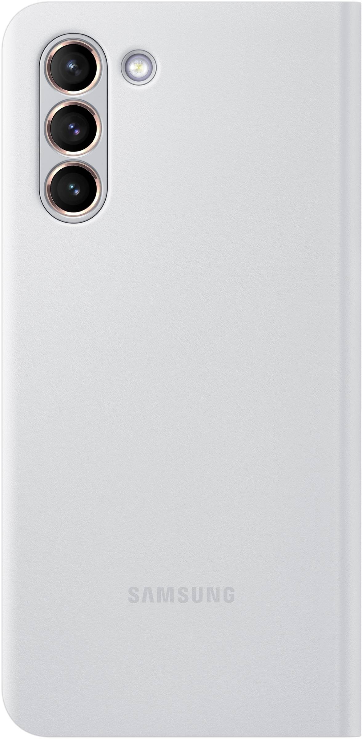 Etui SAMSUNG Folio S21 5G LED View Cover Gris Clair - EF-NG991PJ