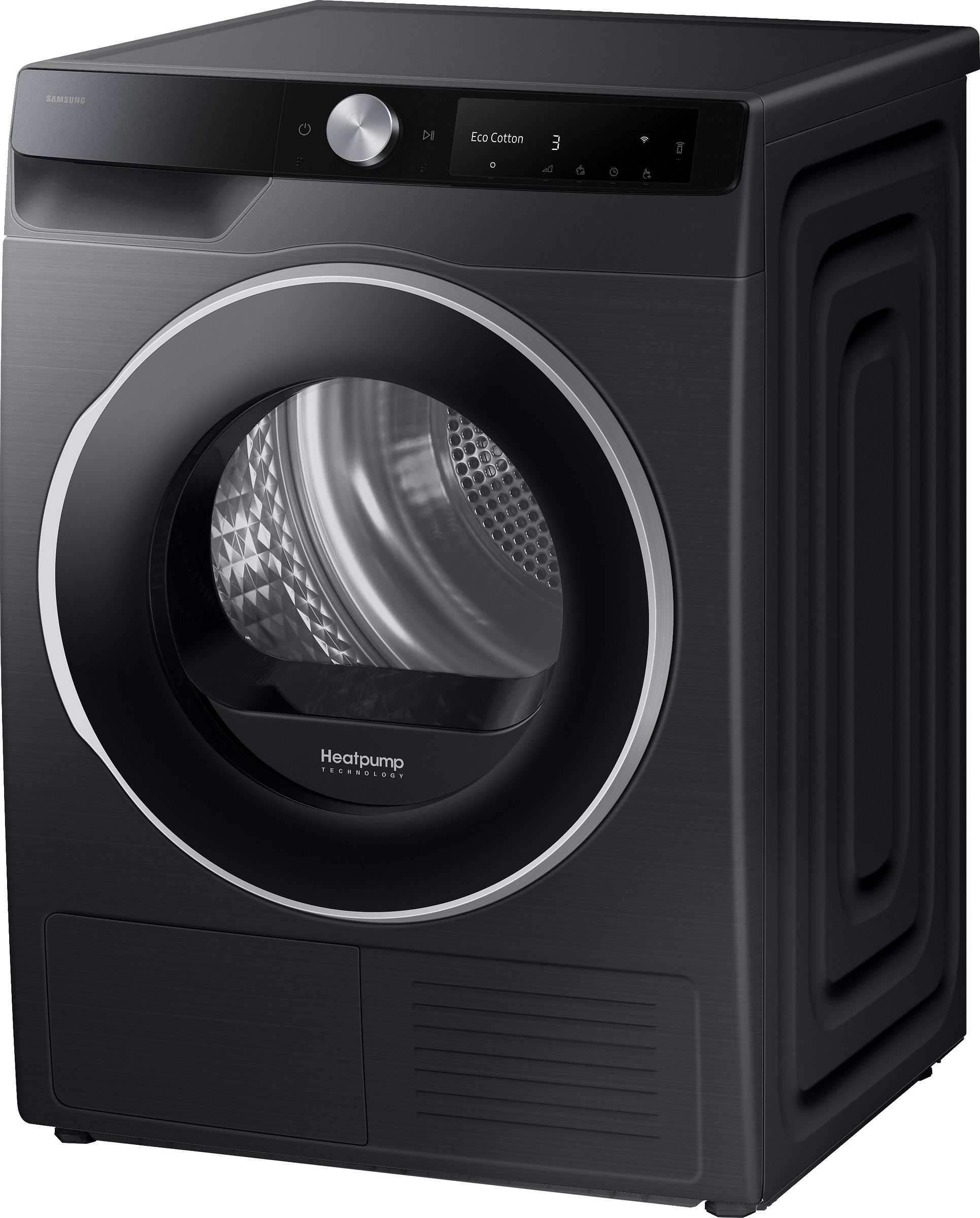 Sèche-linge pompe à chaleur SAMSUNG 9kg Moteur induction Connecté Noir - DV90DG6845LBU3