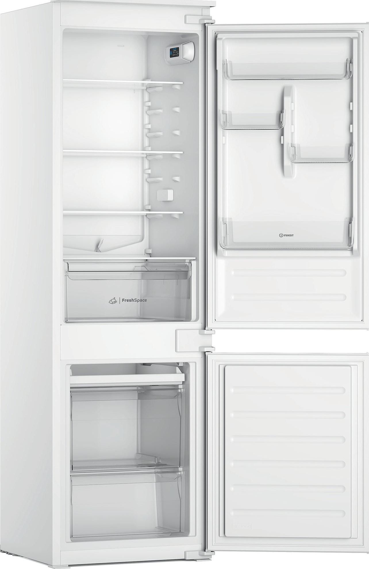 Réfrigérateur congélateur encastrable INDESIT 268L Froid statique - INC18D021A1FR