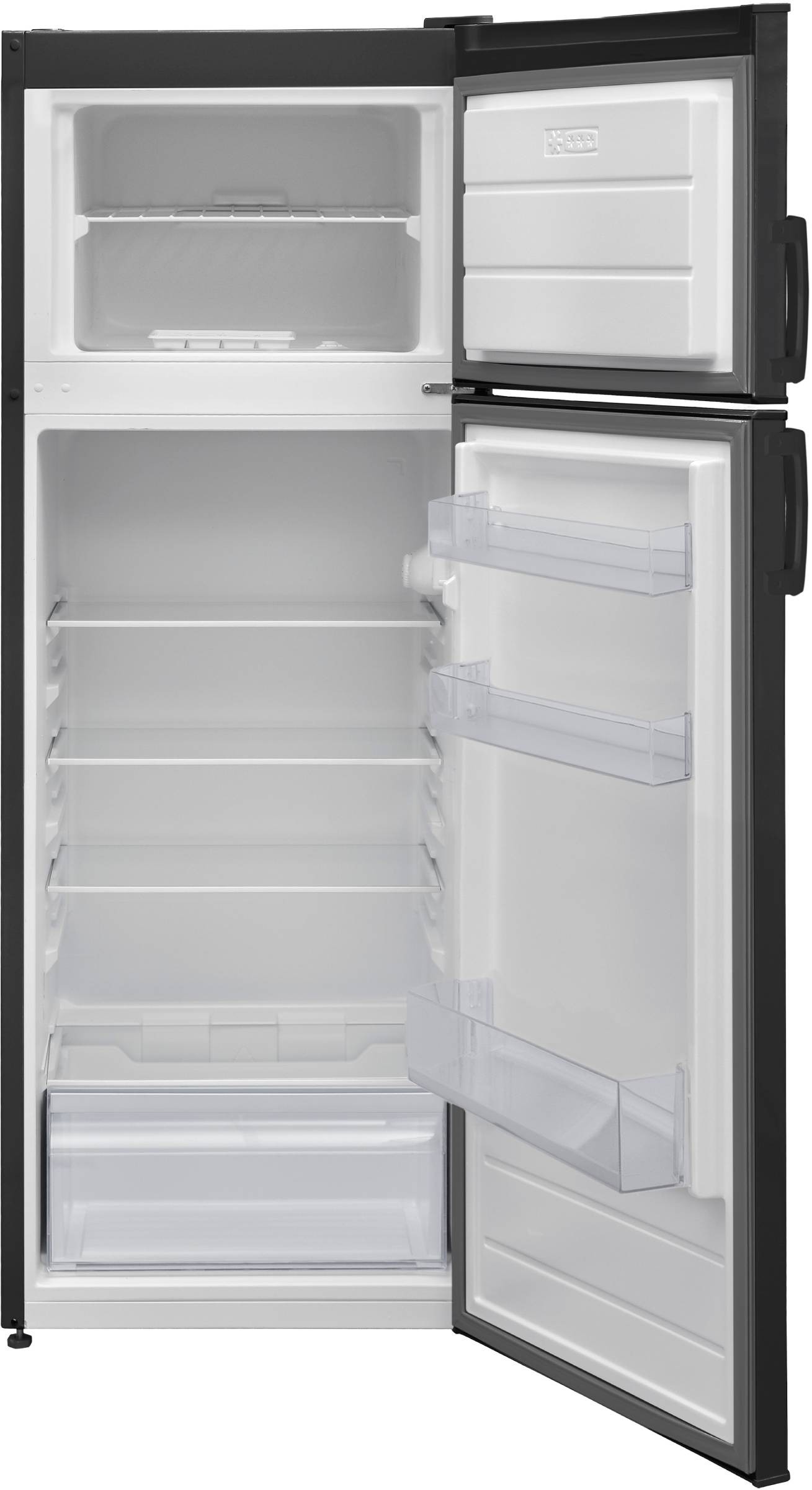 TELEFUNKEN Réfrigérateur congélateur haut Froid Statique 213L Noir - R2D213FPK