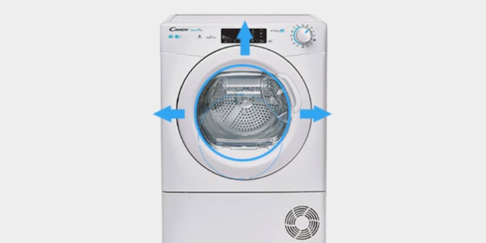 CANDY Sèche linge Condensation 10kg Blanc - CSOEC10DG-S