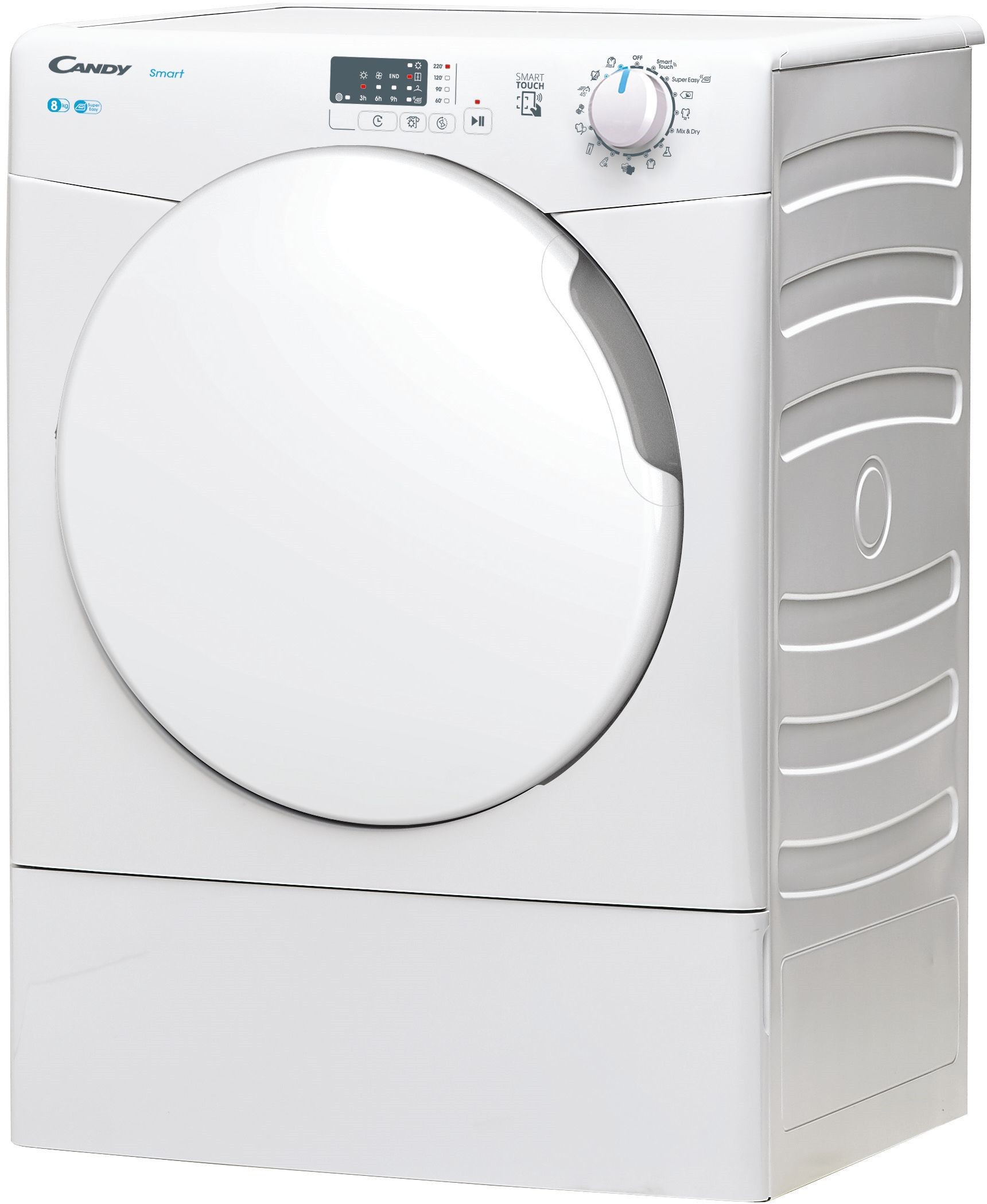 CANDY Sèche linge Evacuation 15 programmes NFC 68dB 8kg - CSEV8LF-S