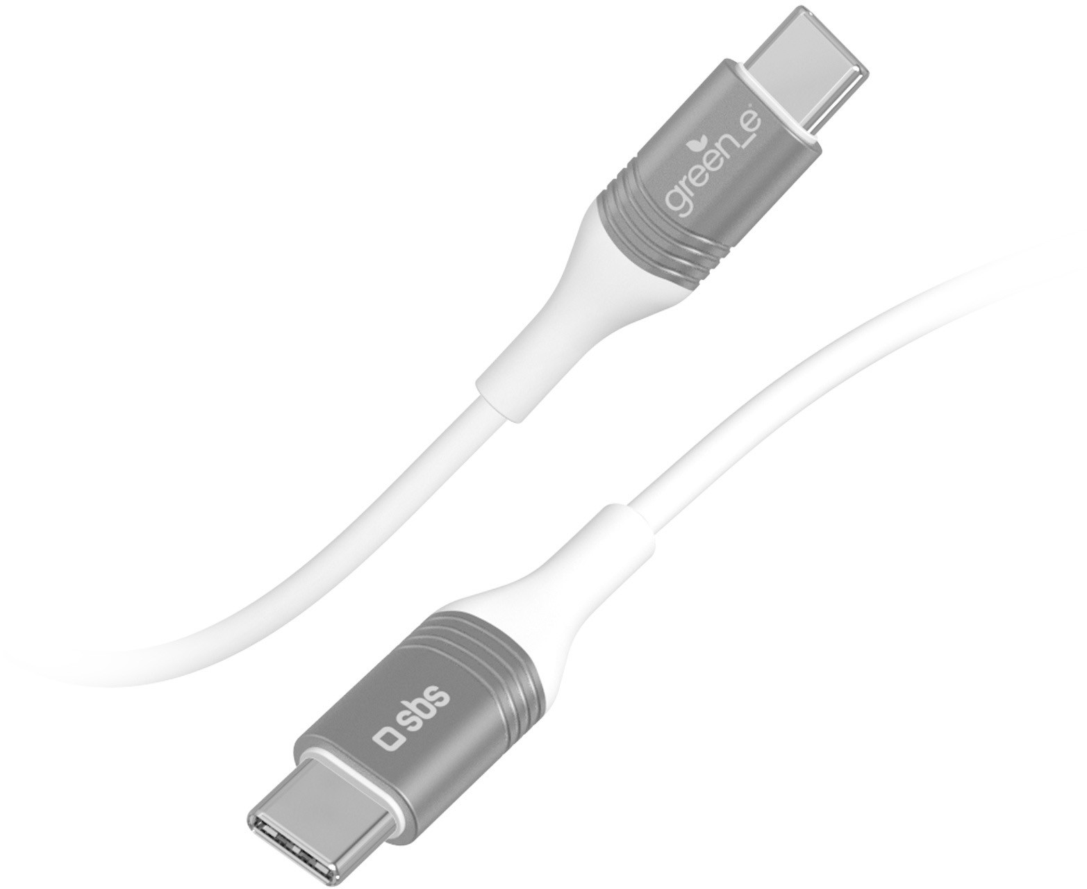 SBS Câble USB  de données et de recharge USB-C - USB-C avec kit de recyclage - CABLE-USBC-USBC-ECO