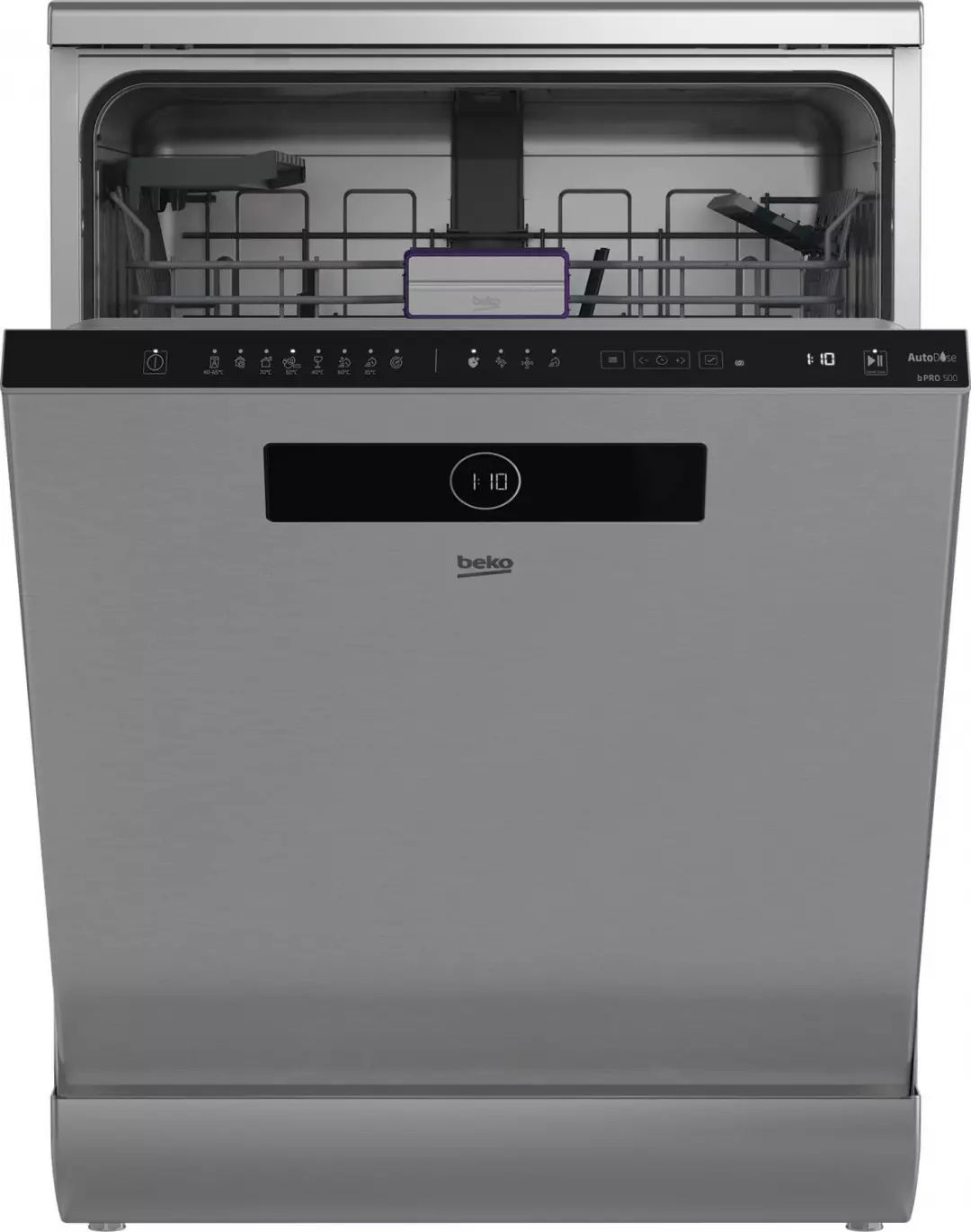 Lave vaisselle 60 cm BEKO Moteur induction 14 couverts 44dB Gris - BDEN38441XA