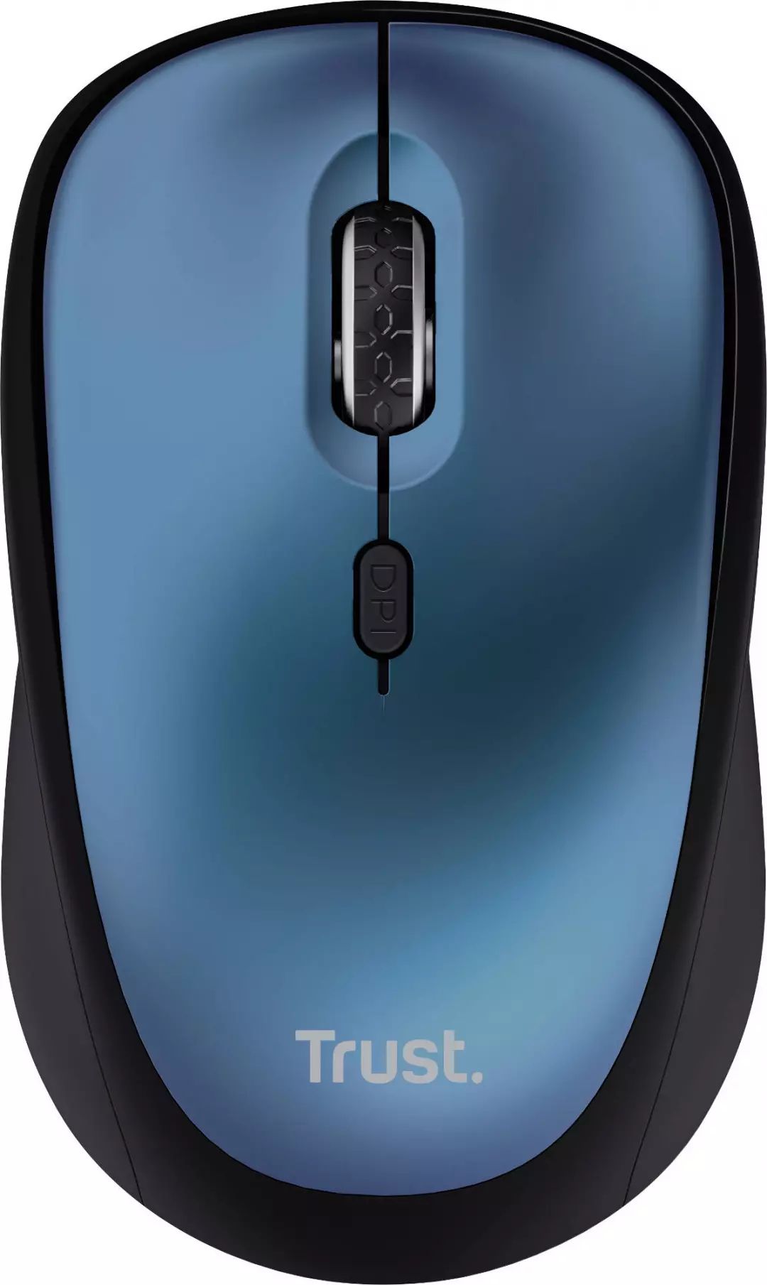 Souris sans fil TRUST Optique USB Bleu YVI+BLEU-24551