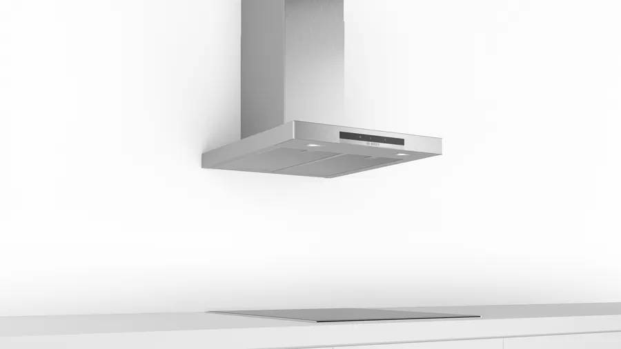 Hotte decorative murale BOSCH Serie 4 TouchControl 60dB 60cm Inox - DWB66IM50