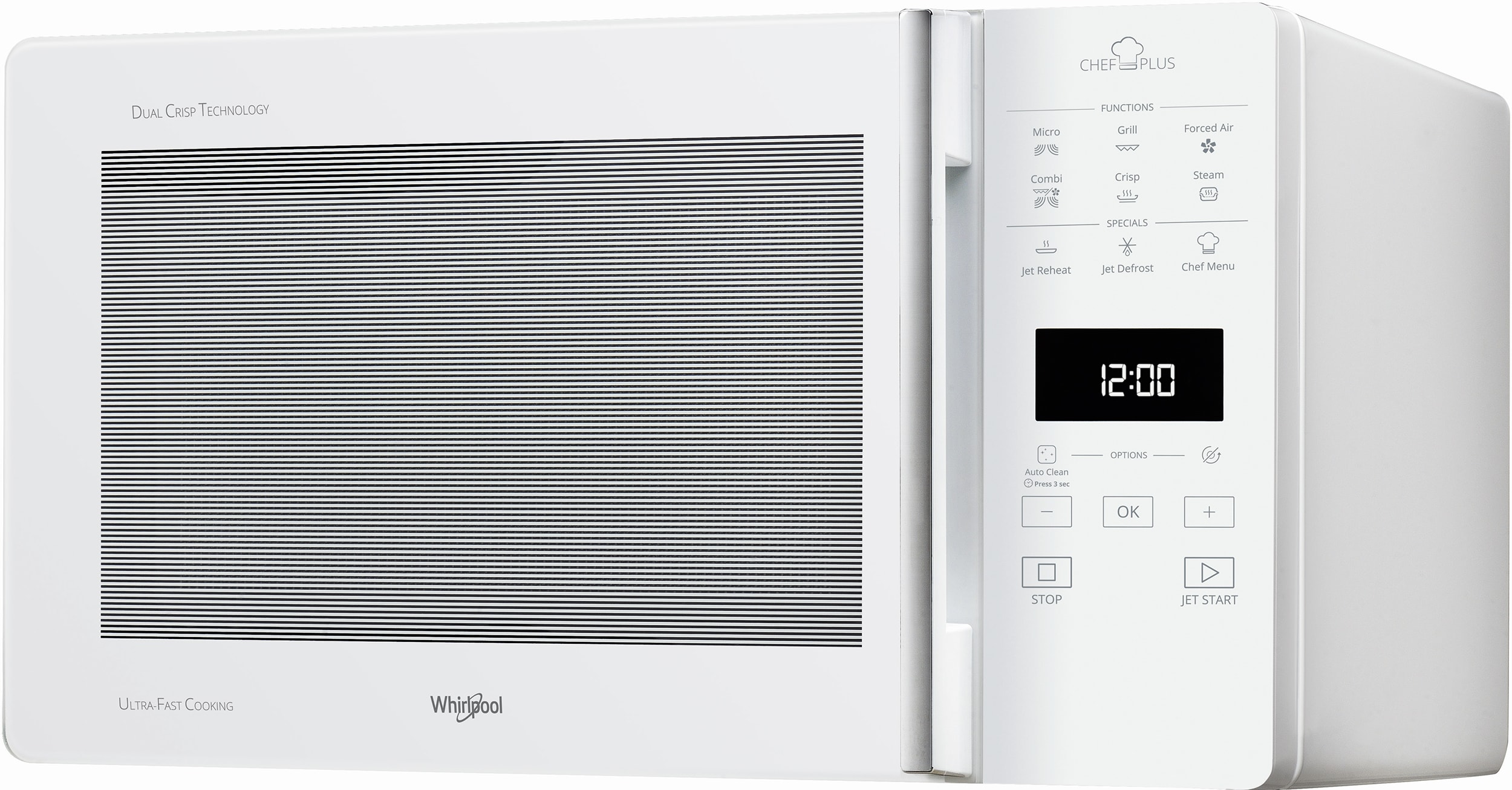 Micro ondes Combiné WHIRLPOOL 25L 800W Blanc MCP349WH
