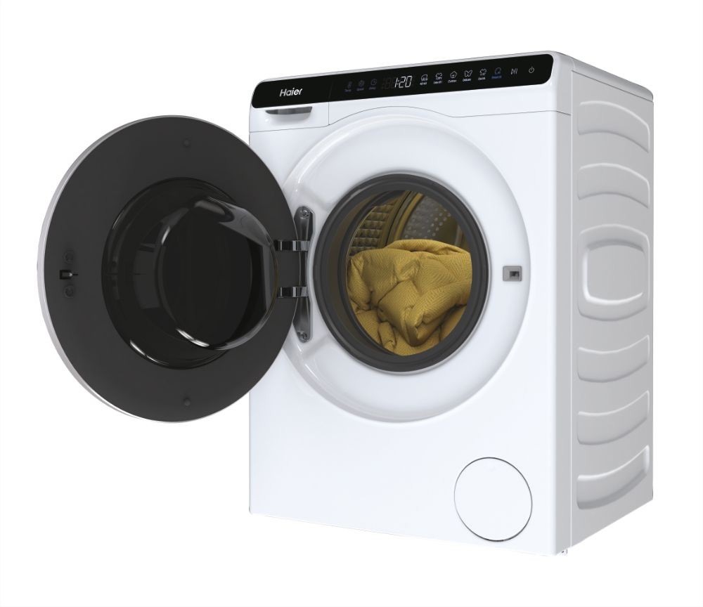Lave linge Frontal HAIER ,1200 trs/mn, 5kg, Blanc - HW50-BP12307-S Lave linge Frontal HAIER ,1200 trs/mn, 5kg, Blanc - HW50-BP12307-S