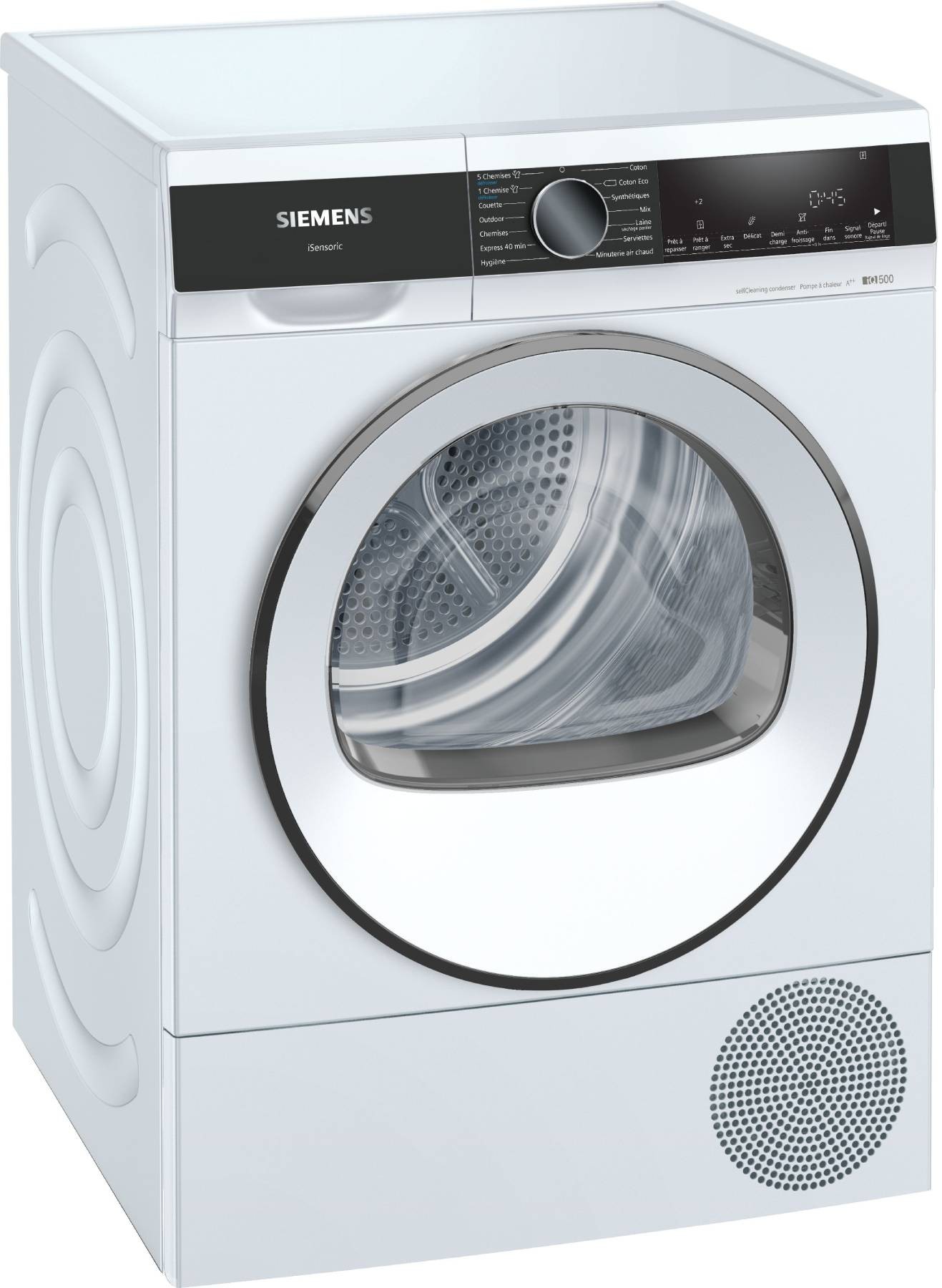 SIEMENS Sèche linge Condensation iQ500 autoDry SmartFinish 9kg WQ45G2A0FF SIEMENS Sèche linge Condensation iQ500 autoDry SmartFinish 9kg WQ45G2A0FF