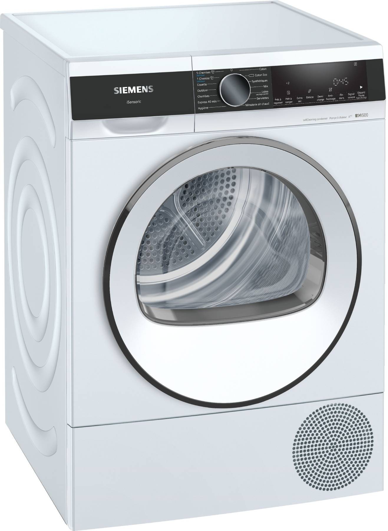 SIEMENS Sèche linge Condensation iQ500 autoDry SmartFinish 9kg - WQ45G2A0FF