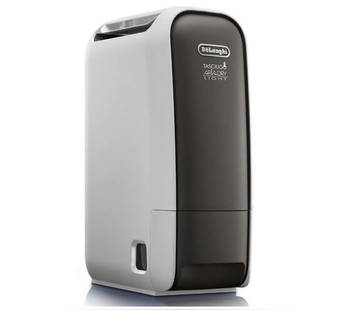 Déshumidificateur DELONGHI 6L/jour Blanc/gris DNS65