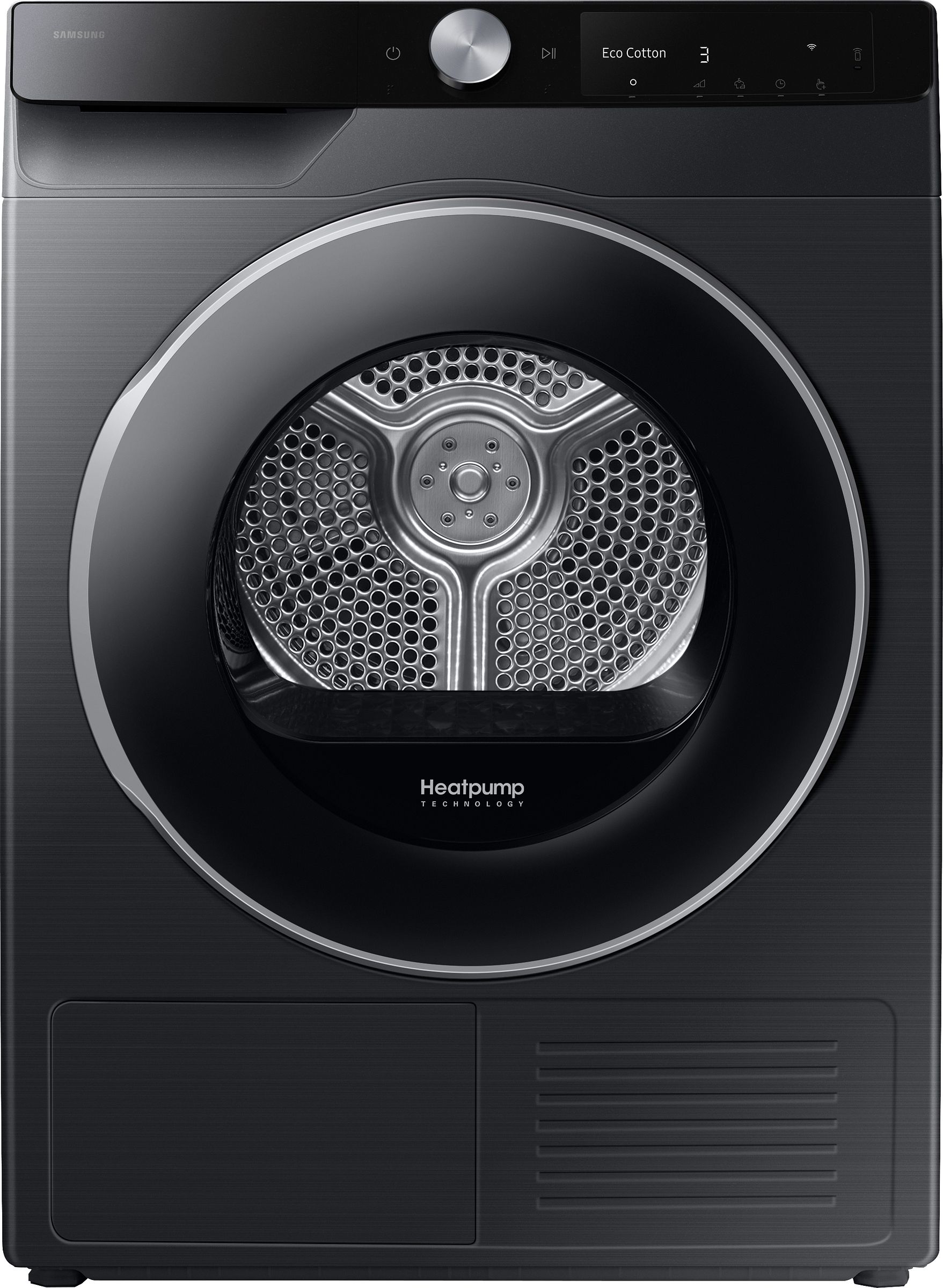 Sèche-linge pompe à chaleur SAMSUNG 9kg Moteur induction Connecté Noir DV90DG6845LBU3