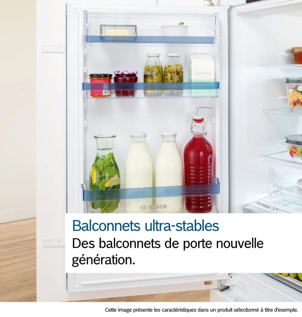 Réfrigérateur congélateur encastrable BOSCH  - KIN86VSE0