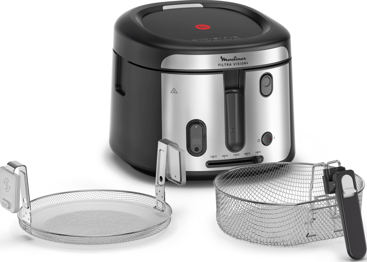 Friteuse MOULINEX 1.2KG 2.1L 1900W Métal - AF2588E0