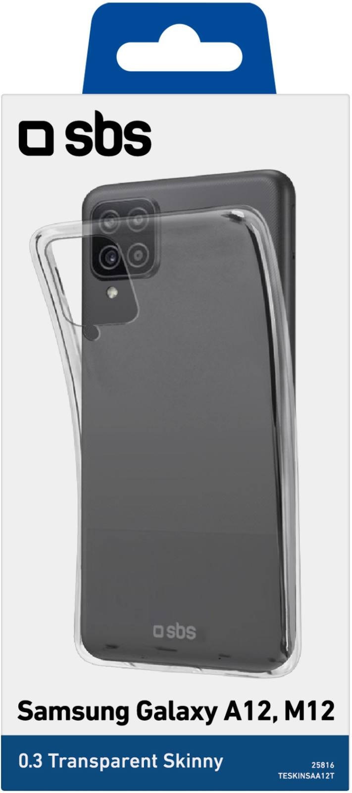 Coque iPhone SBS  Skinny pour Samsung Galaxy A12 - COQUESKIN-GAL-A12