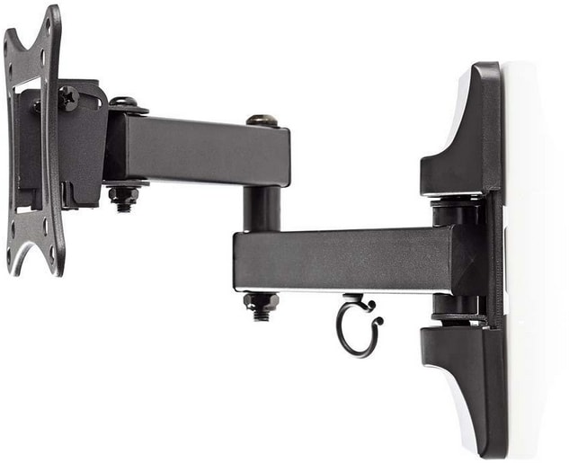 Support mural NEDIS Mouvement intégral 13-27'' 75x75 100x100 15 kg Noir TVWM1510BK
