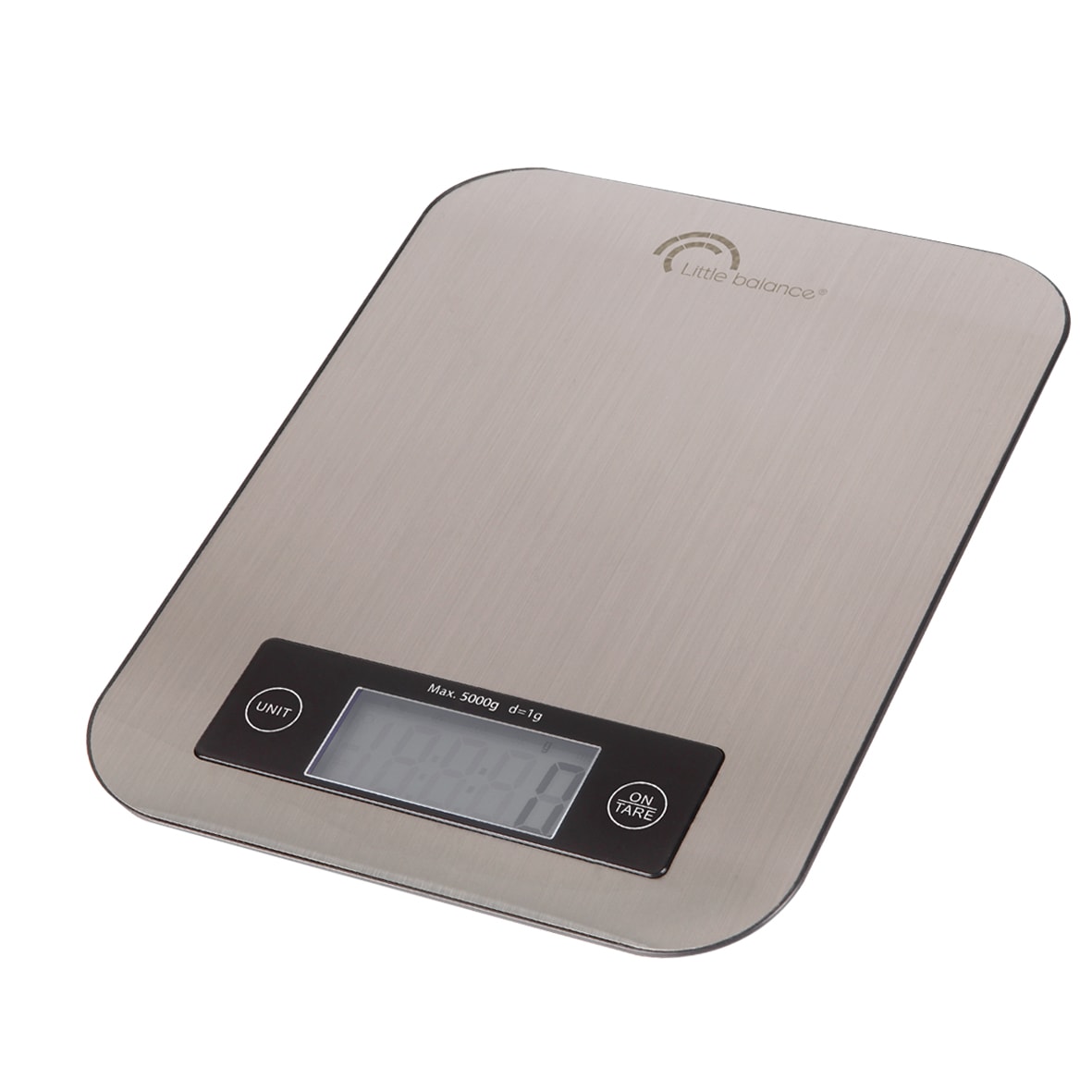 Balance de cuisine LITTLE BALANCE Ultra plat Conversion liquide Tare Inox 8169