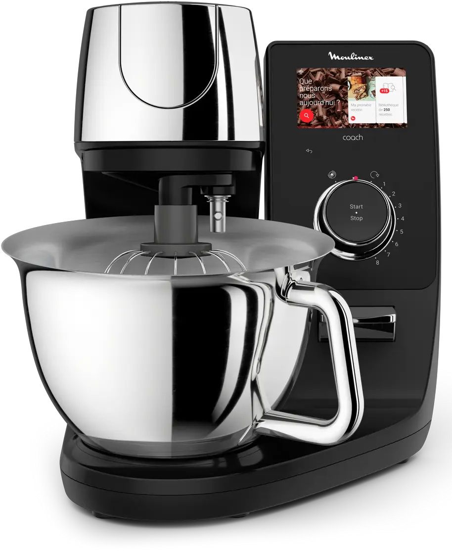 Robot pâtissier MOULINEX 5.5L 1200W Noir QA950D10