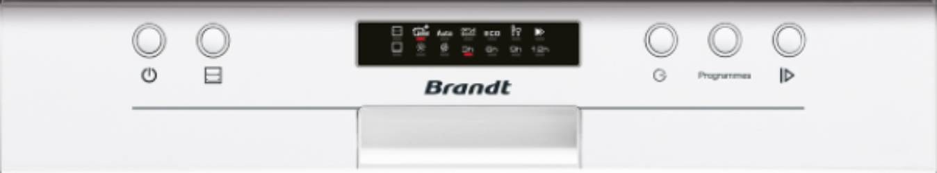 BRANDT Lave vaisselle integrable 60 cm AquaSafe 44dB 14 couverts BRANDT Lave vaisselle integrable 60 cm AquaSafe 44dB 14 couverts