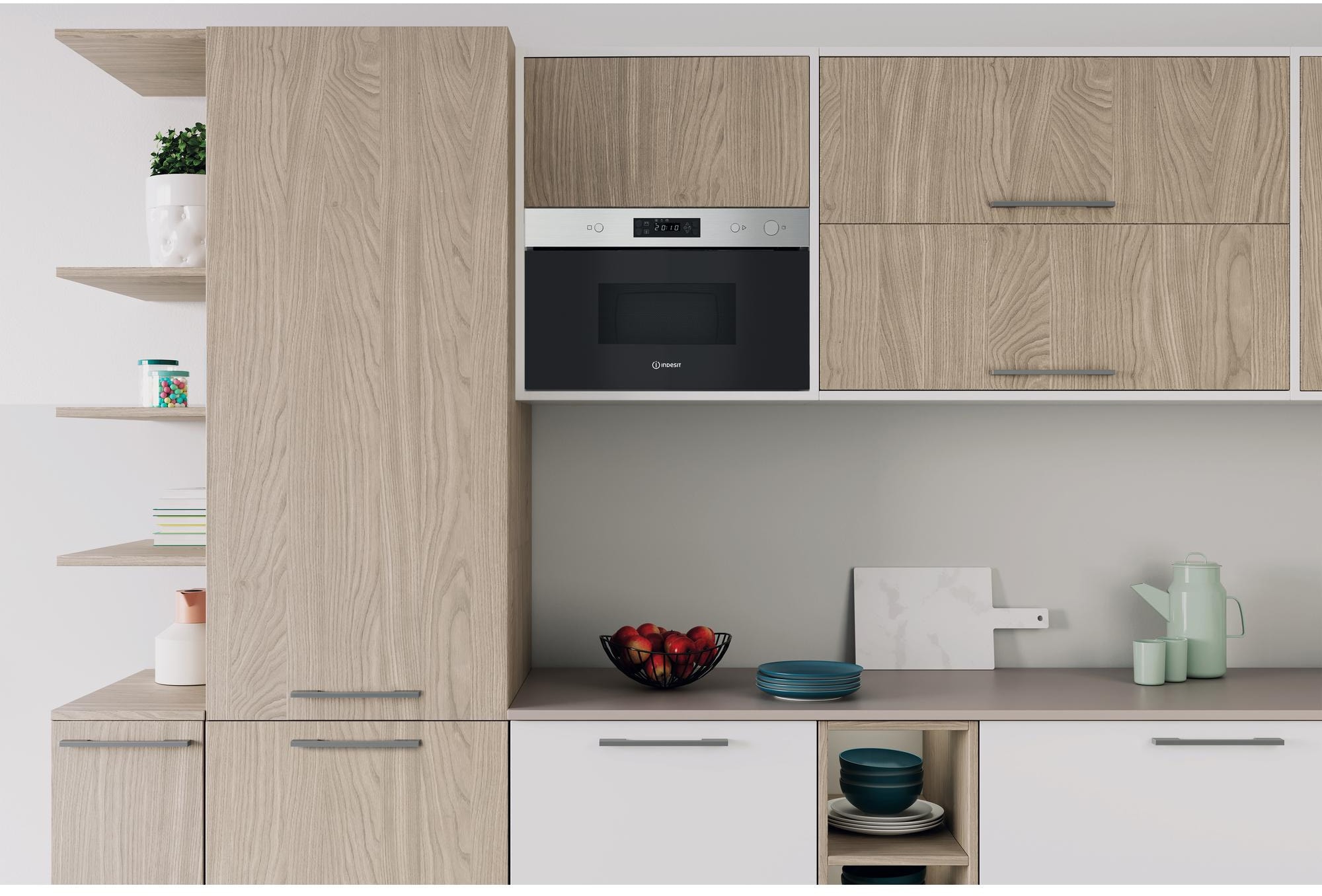 Micro ondes Encastrable INDESIT 750W 22L Noir - IMK11X