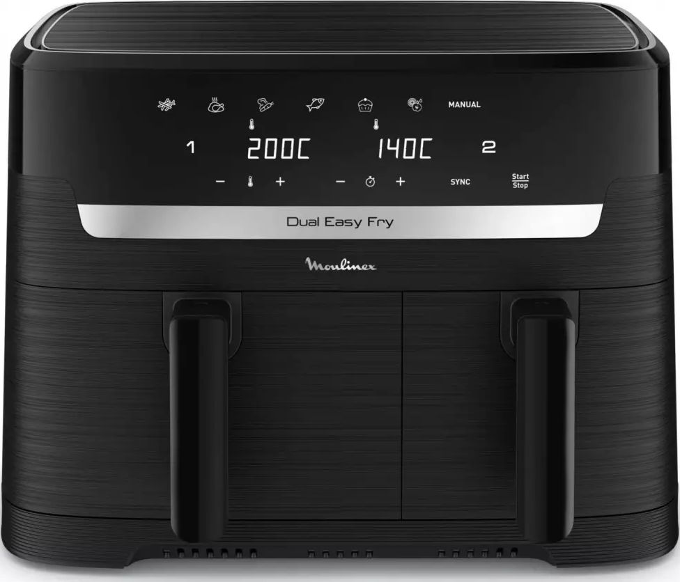 Friteuse à air chaud MOULINEX Actifry 8.3L 900W Double compartiment EZ901N20