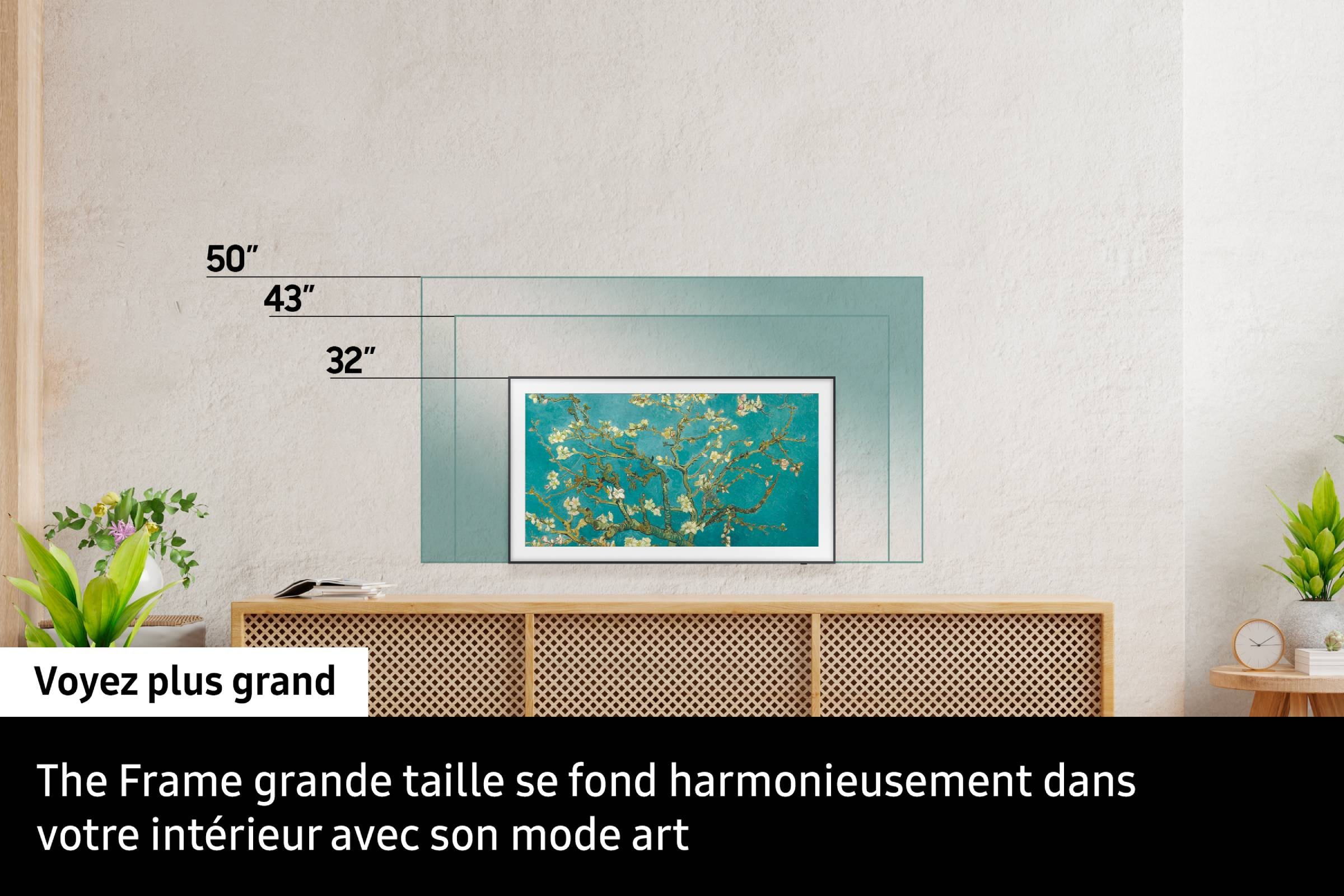 TV QLED 4K 125 cm SAMSUNG The Frame 50" - TQ50LS03BGU TV QLED 4K 125 cm SAMSUNG The Frame 50" - TQ50LS03BGU