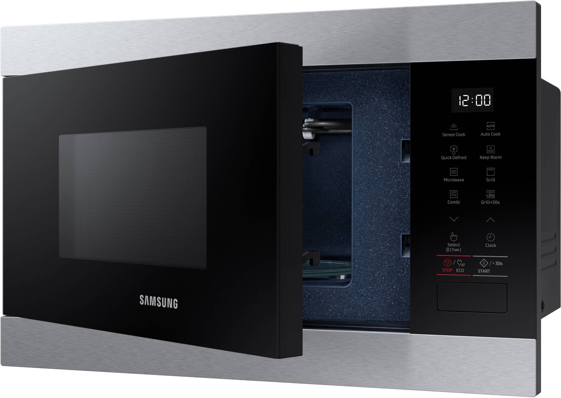 Micro ondes Grill Encastrable SAMSUNG 850W 22L Noir - MG22M8274AT