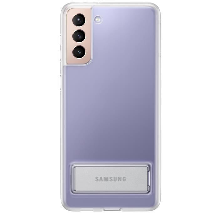 SAMSUNG Coque smartphone S21+ Clear Standing  transparent - EF-JG996CT