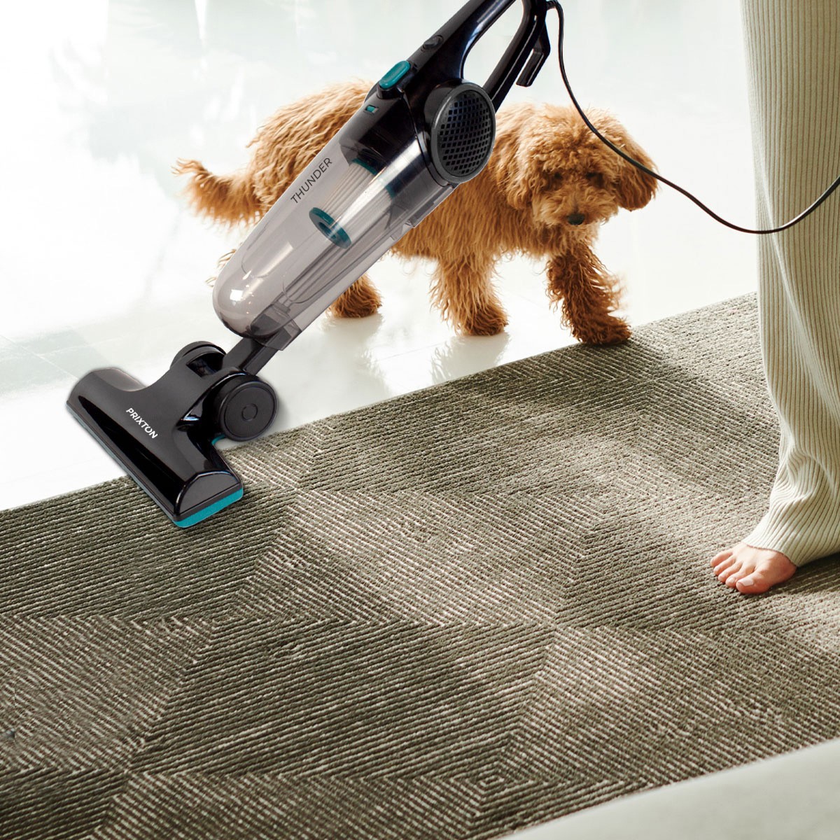 Aspirateur balai PRIXTON Thunder Noir - THUNDERBLACK Aspirateur balai PRIXTON Thunder Noir - THUNDERBLACK