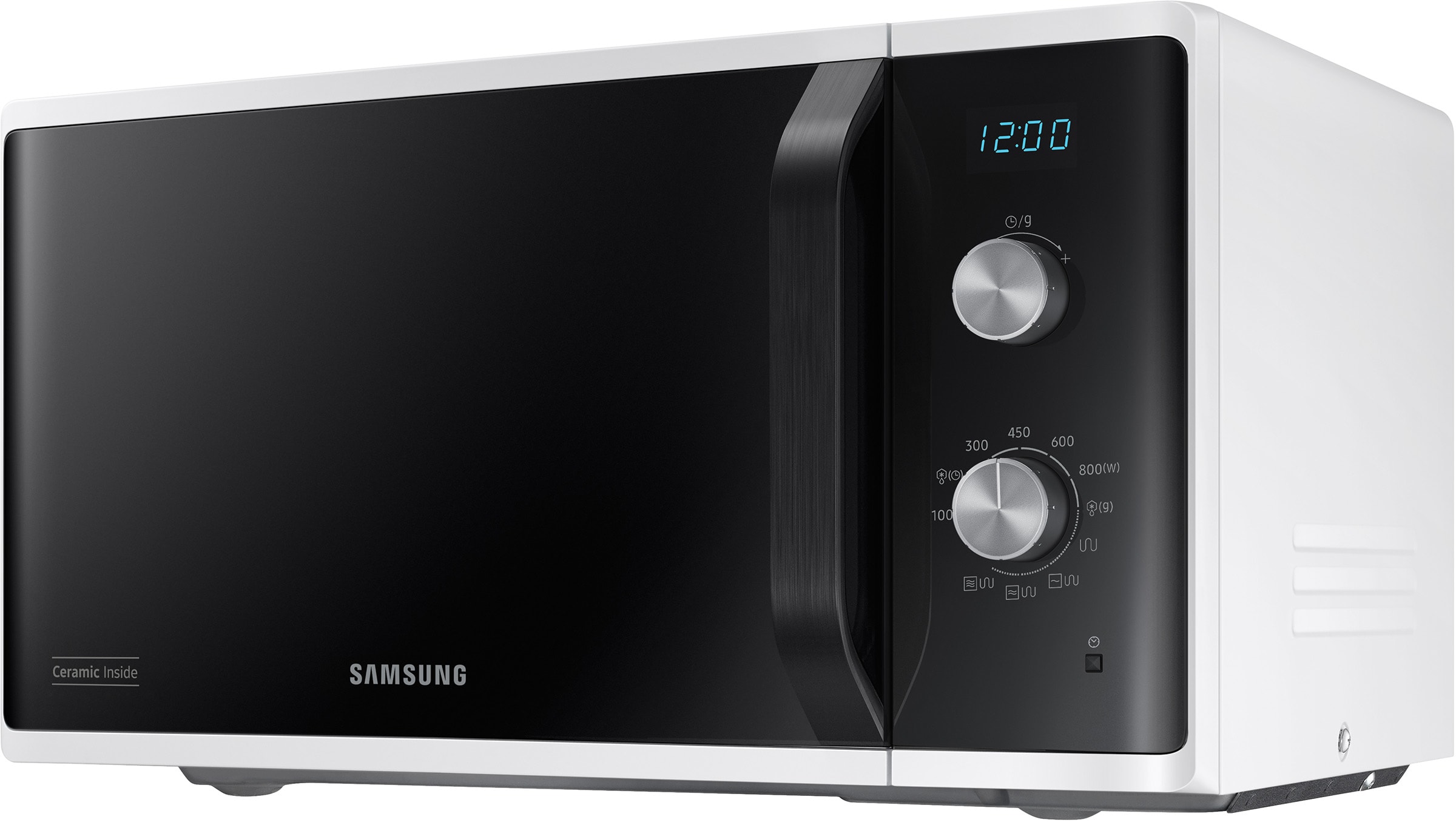 Micro ondes Grill SAMSUNG 800W 23L Blanc - MG23K3614AW