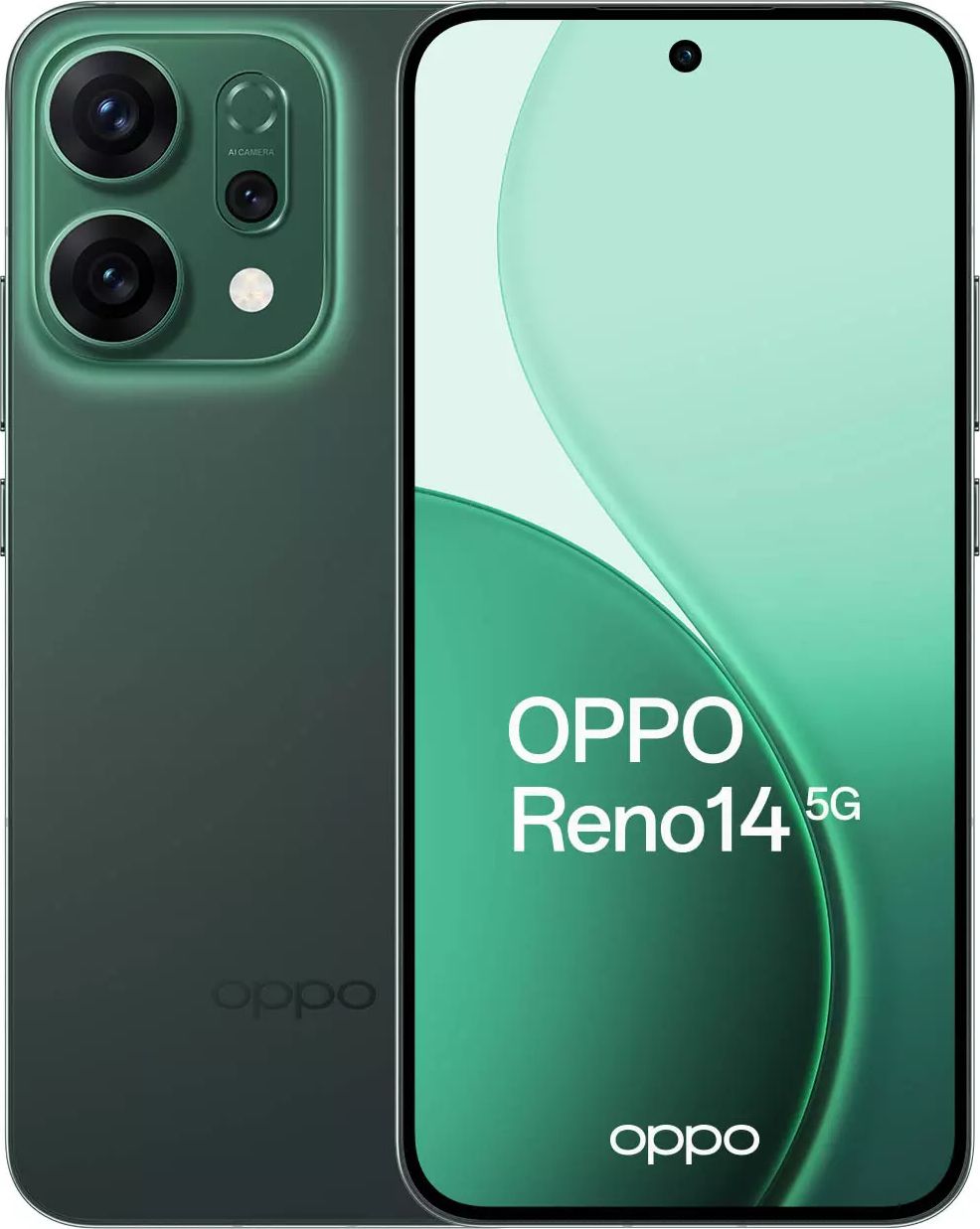 Smartphone OPPO Reno 14 5G 512Go Vert RENO14-512-VERT