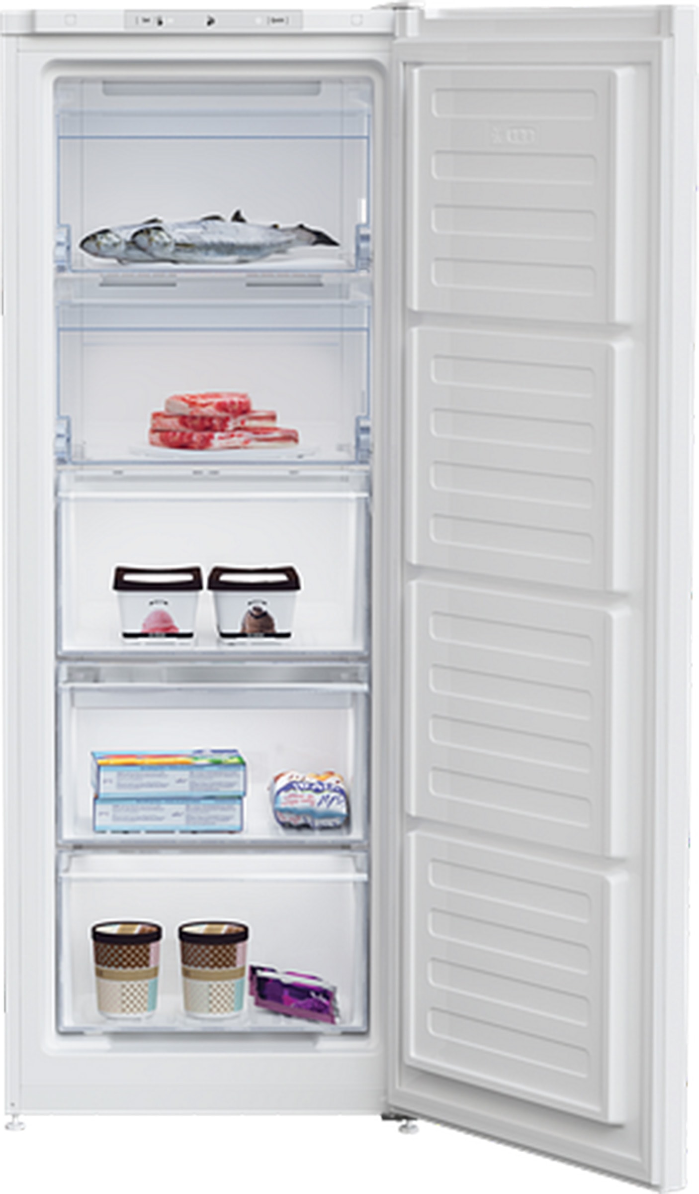 Congélateur armoire BEKO Froid ventilé, 177L, Blanc - RFNM200T40WN Congélateur armoire BEKO Froid ventilé, 177L, Blanc - RFNM200T40WN